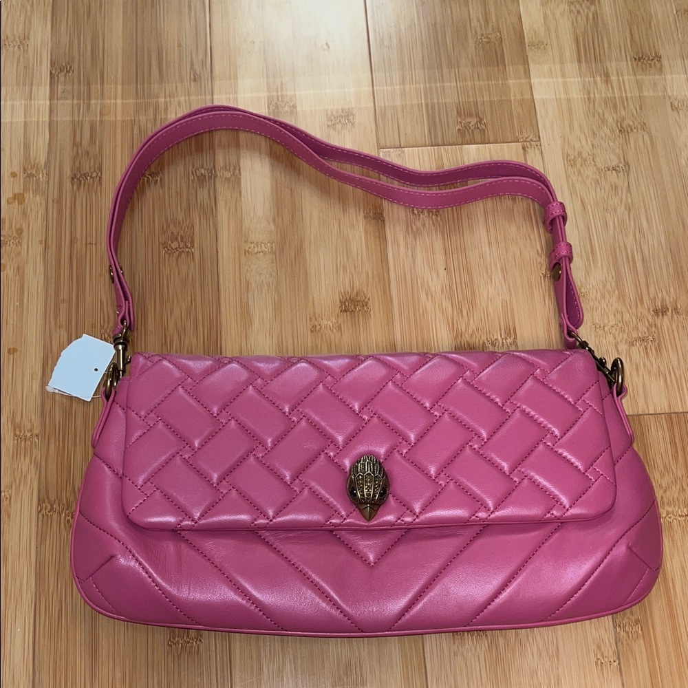 Kurt Geiger Leather Long Kensington Shoulder Crossbody Bag